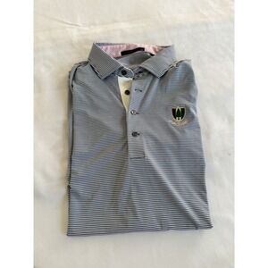 NWOT Mens Greyson Polo Large Pine Valley Golf Club Striped Shirt XL
